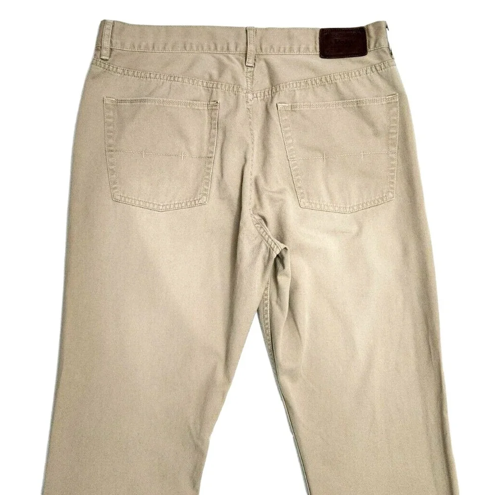 Polo Ralph Lauren Straight Pants Men's 36x34* Beige 5-Pocket Twill Jeans